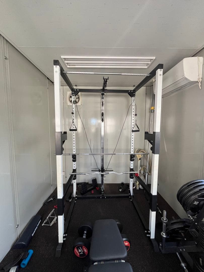 バーベルラック ケーブルシステム付き　アイロテック