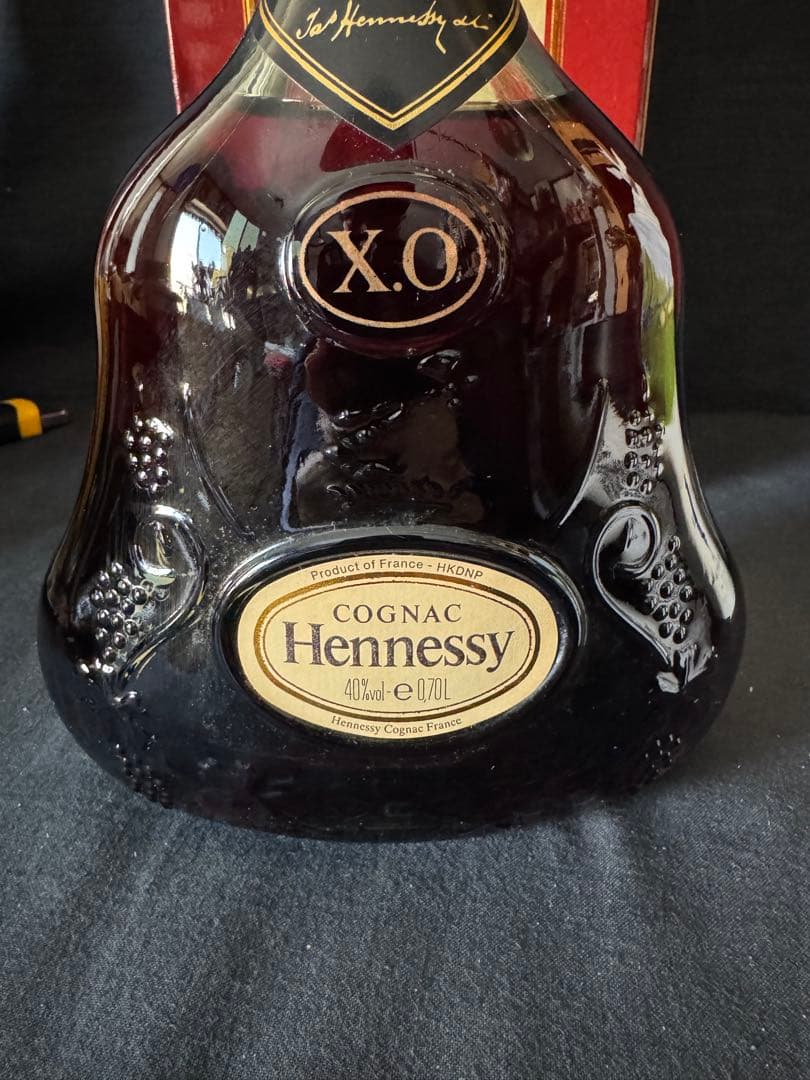 ヘネシーXO グリーンボトル　金キャップ　未開栓