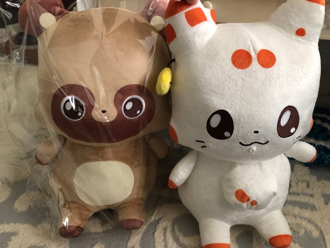 二尾の小狐 てnこ ぽnきち　ぬいぐるみ　ラバー　ガチャガチャ 全コンプリート