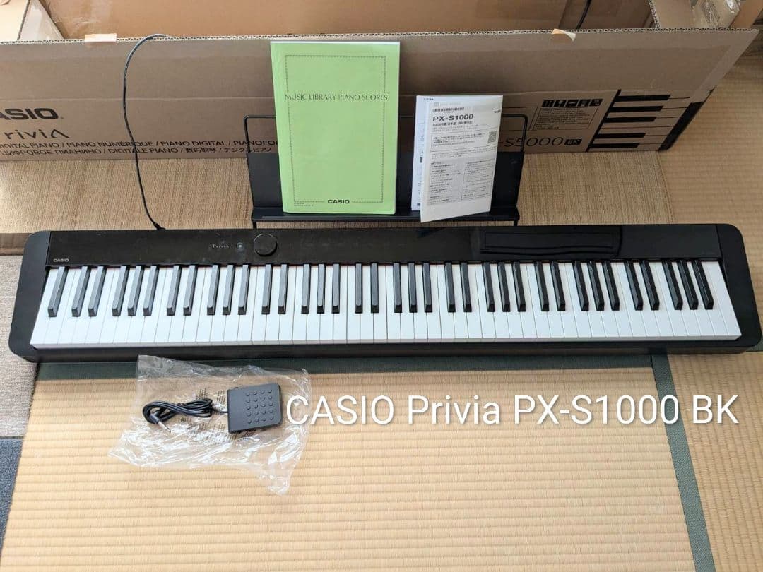 CASIO Privia PX-S1000BK 電子ピアノ キーボード 88鍵盤