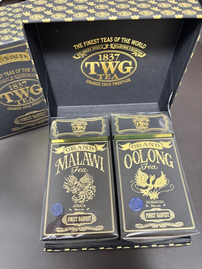 【ちゅん】TWG GRAND TEA 2本セット（80g×2種類）