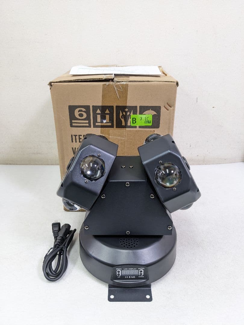 Bruce & Shark ステージライト 120W 8LED ムービングライト