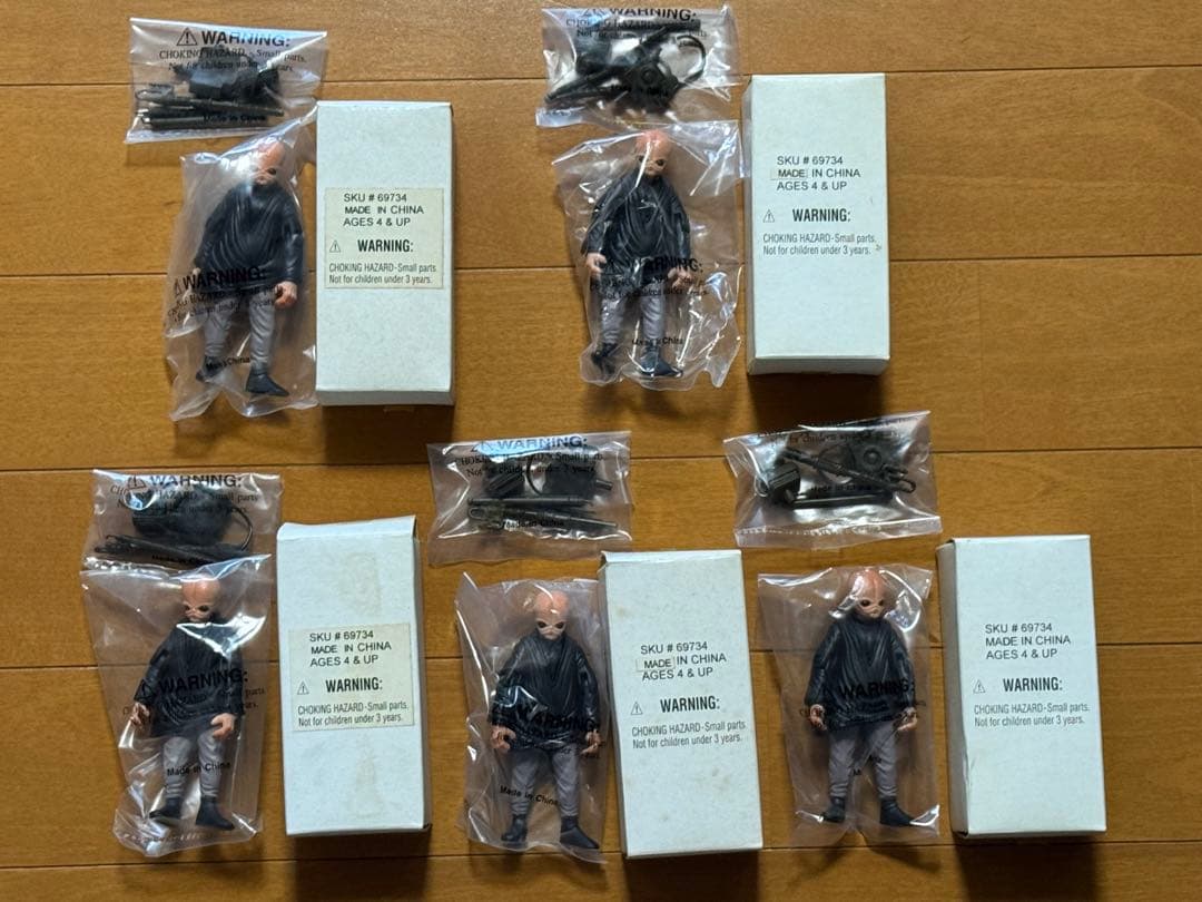★当時物 Kenner スターウォーズ カンティーナバンド 未開封 5体