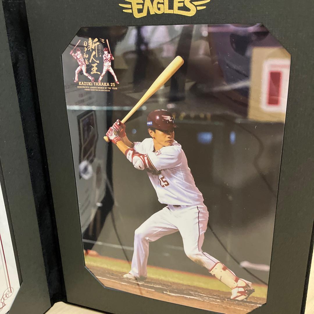 田中和基　2018最優秀新人賞獲得記念 ユニフォームチップフォトパネル　ボール付