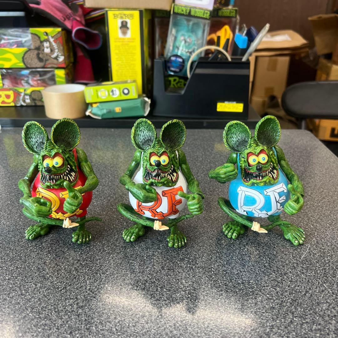 未展示品変幻自在ラットフィンクフィギュア3体セット