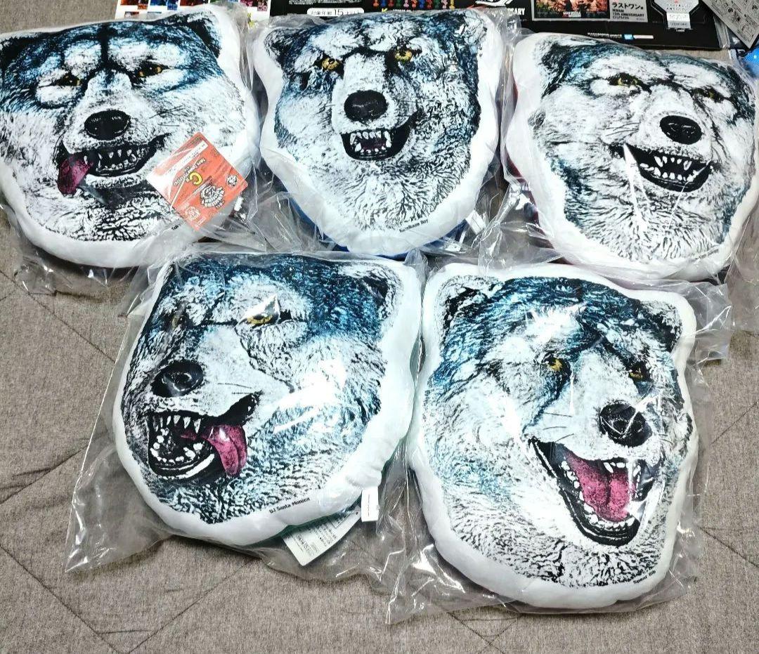 フェイスクッション　コンプ　マンウィズ　一番くじ　MWAM C D E F G