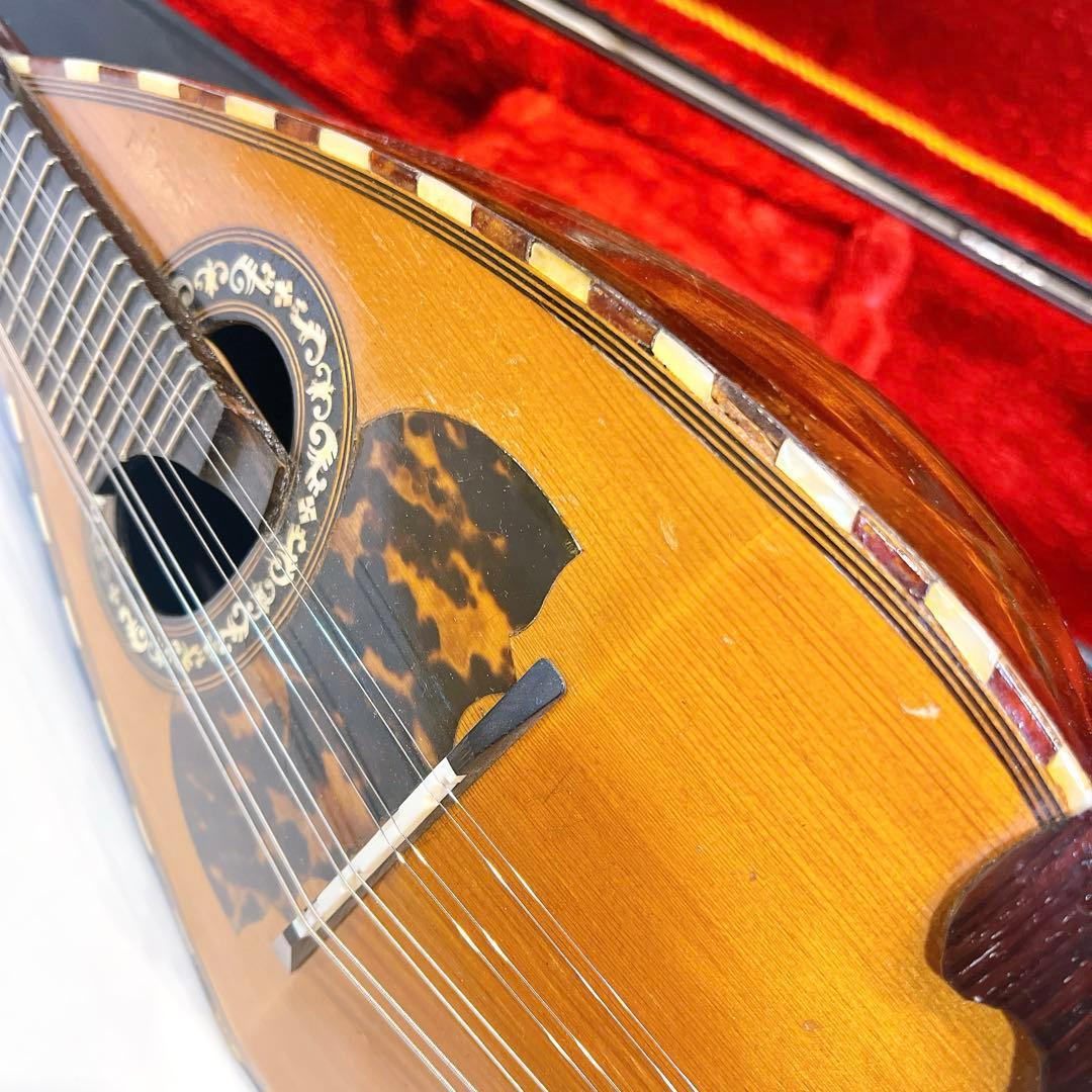 希少NAPOLI マンドリン 1890年代　インレイ　ARTURO FARINI