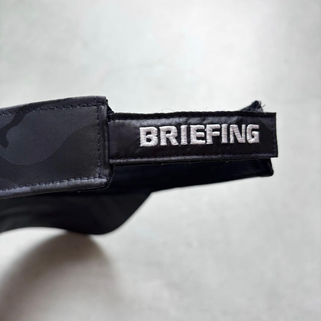 【美品】BRIEFING GOLF ブリーフィング カモフラ迷彩柄 サンバイザー