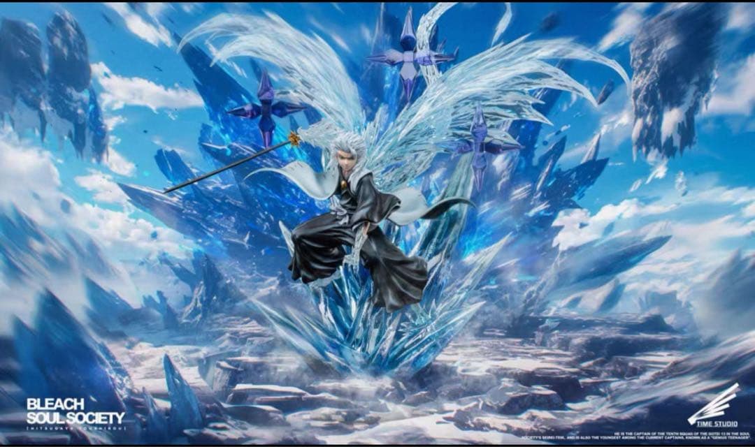 ブリーチBLEACH　日番谷冬獅郎　卍解大紅蓮氷輪丸　ガレージキッド　フィギュア