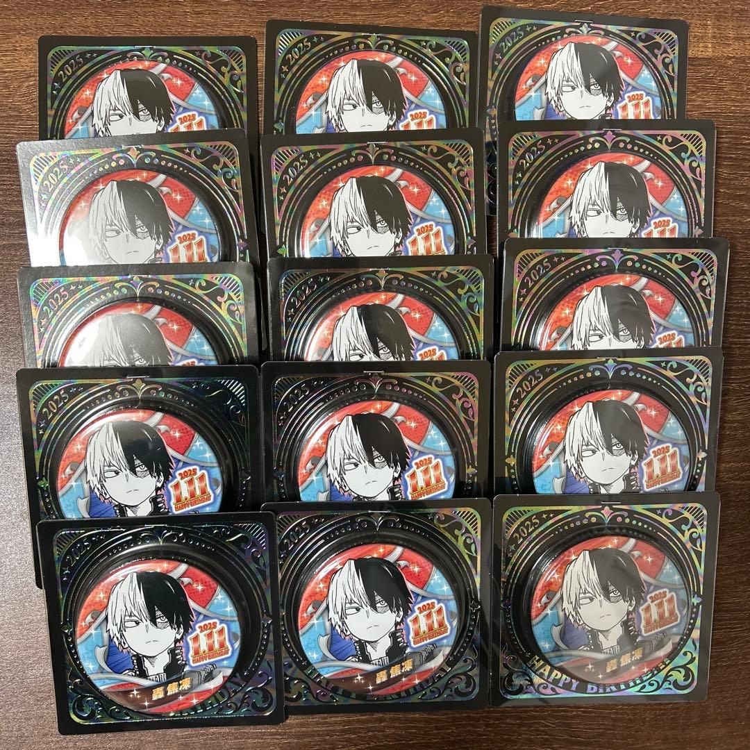 ヒロアカ 轟焦凍 バースデー缶バッジ