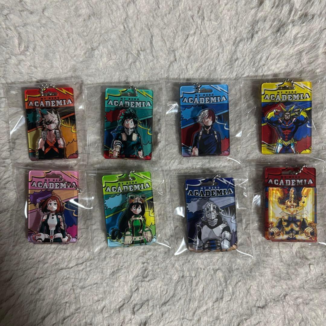 ヒロアカ　パッケージ風キーチェーンコレクション　コンプセット