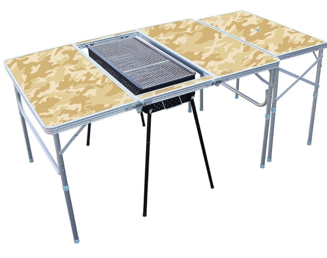 ファンクションテーブル　アウトドア　簡易テーブル　キャンプ　BBQ