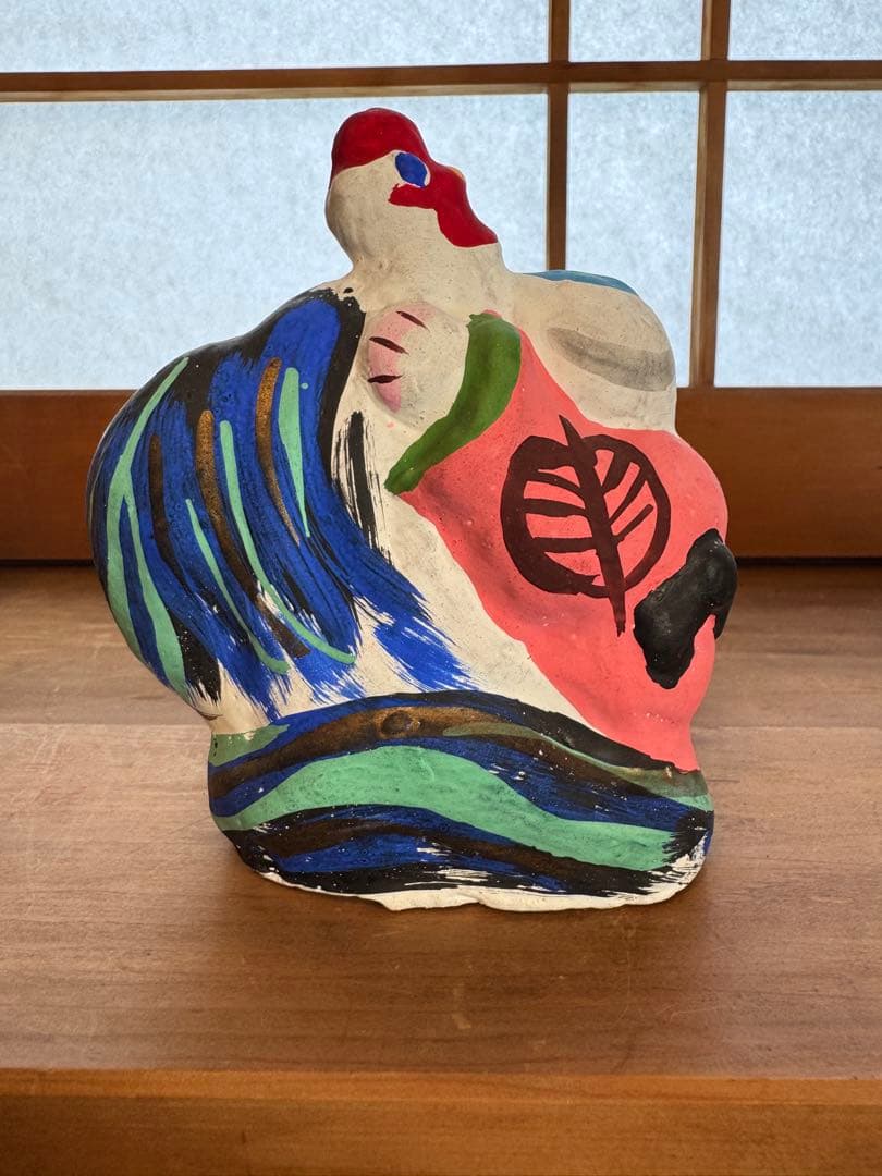 廃絶 香泉人形 『鶏抱き童子』郷土玩具 民藝 伝統文化 芸術 高知 滋賀