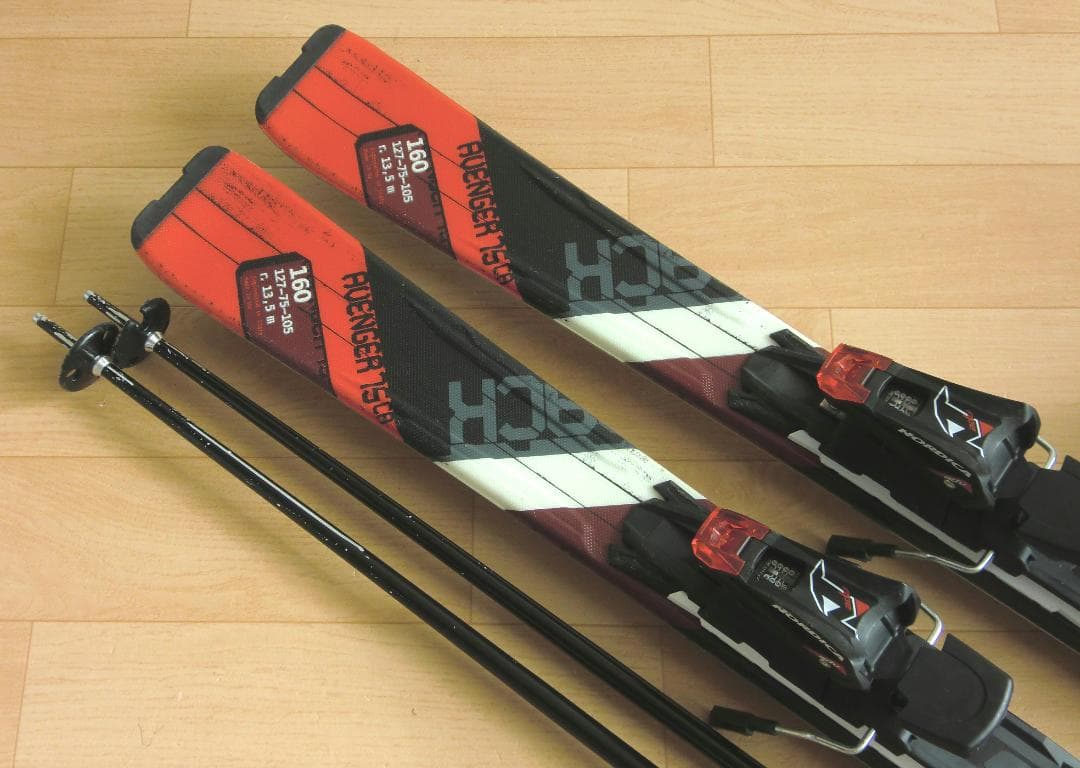 ■送料無料■ノルディカ■メンズスキーセット■板160靴26-26.5■メンテ付■
