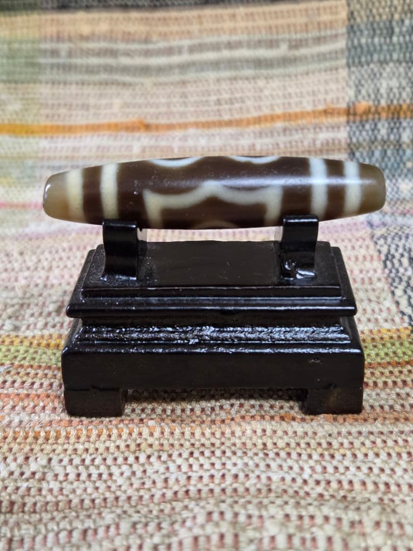 067　天珠　正統派　三眼天珠　dzibeads！