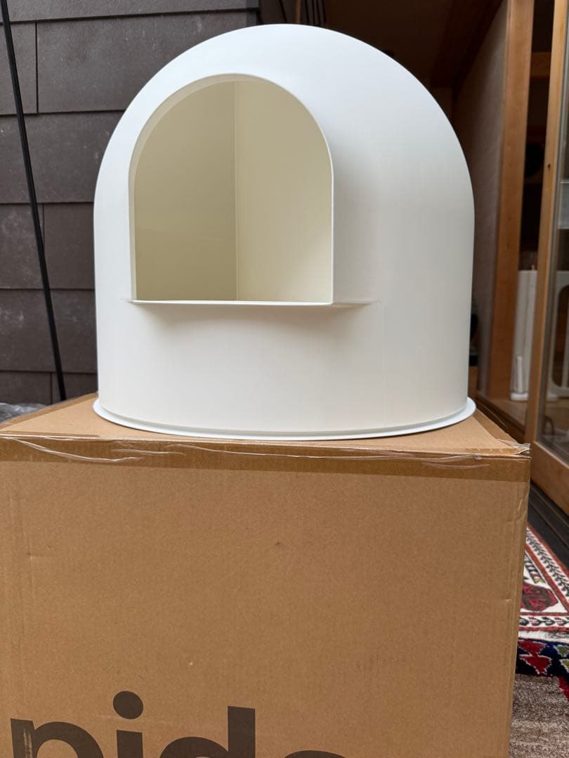 pidan ドーム型猫用トイレ ホワイト　使用期間1ヶ月未満！　②