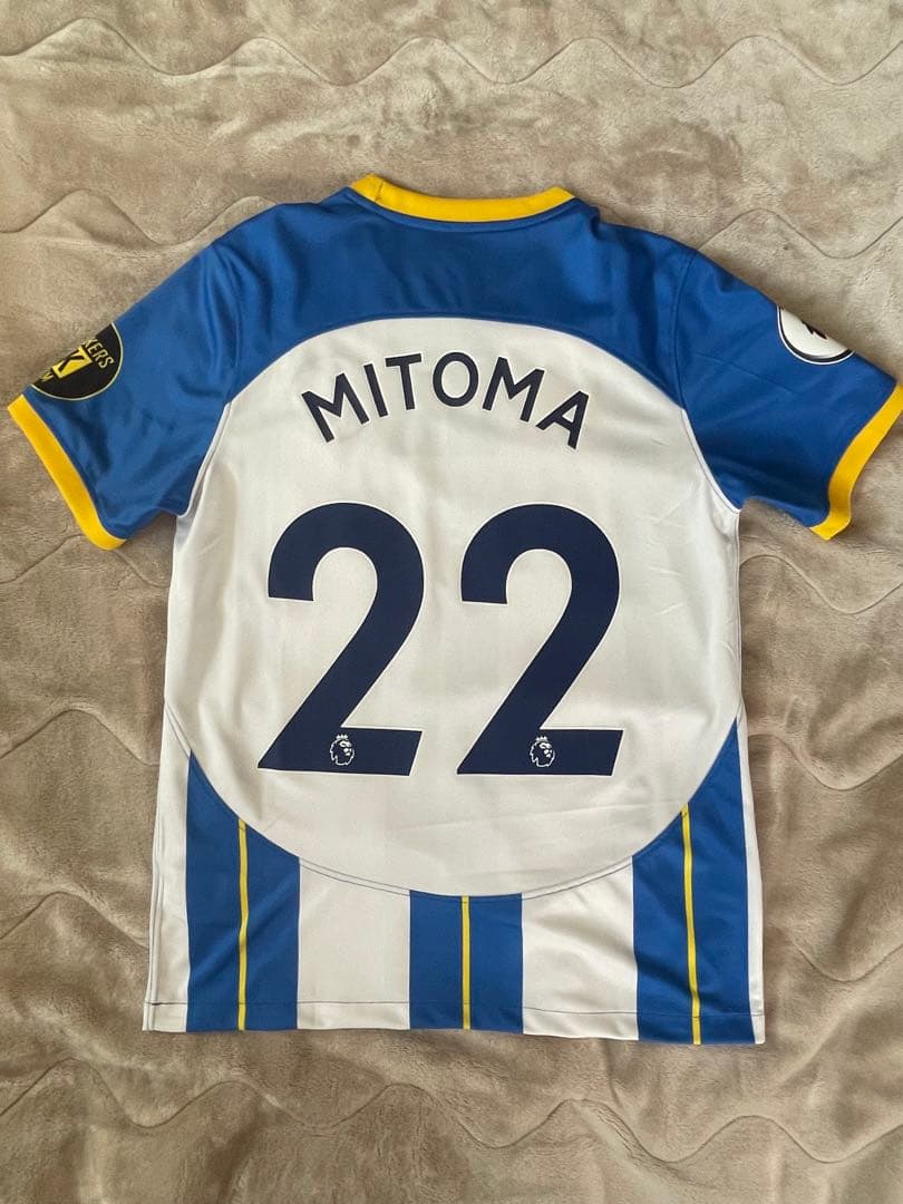 三笘薫　ユニフォーム　ブライトン　22 プレミアリーグ