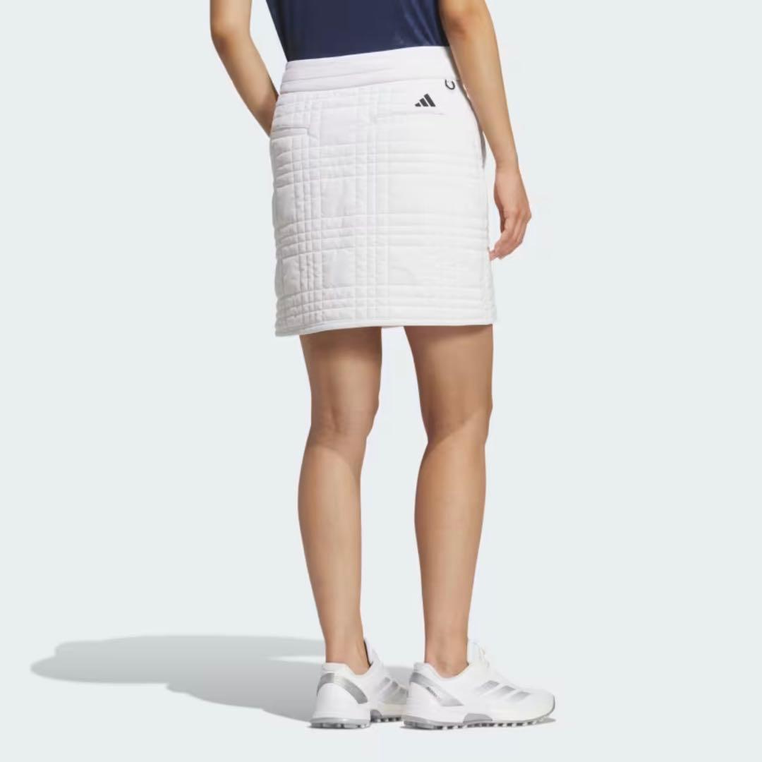 adidas ゴルフ キルティングスカート白XL