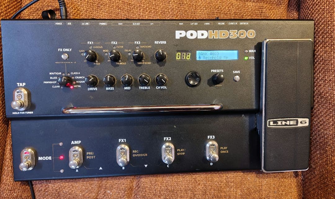 LINE 6 POD HD300 マルチエフェクター