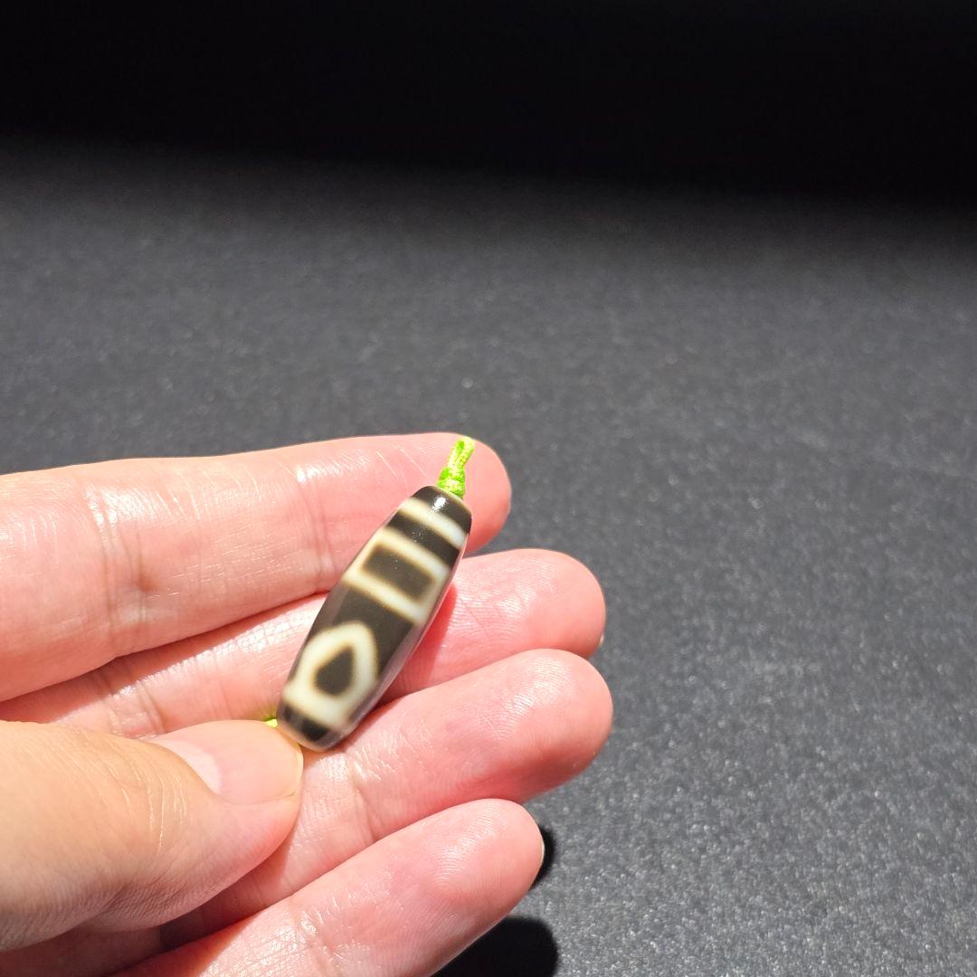 7 老礦天珠　特殊靠山地天珠　天珠　天然石　風水　占い　ブレスレット　ネックレス