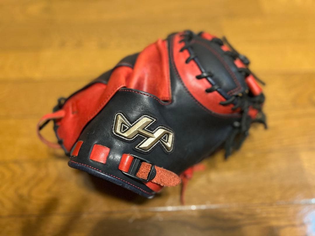 ハタケヤマ　軟式　キャッチャーミット　シェラームーブ　シリコンラベル