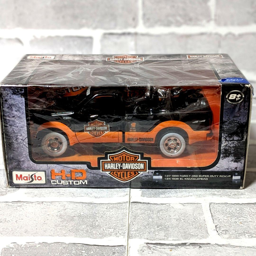 フォード Ｆ－350ピックアップ ハーレーカラー 1/27 ミニカー マイスト