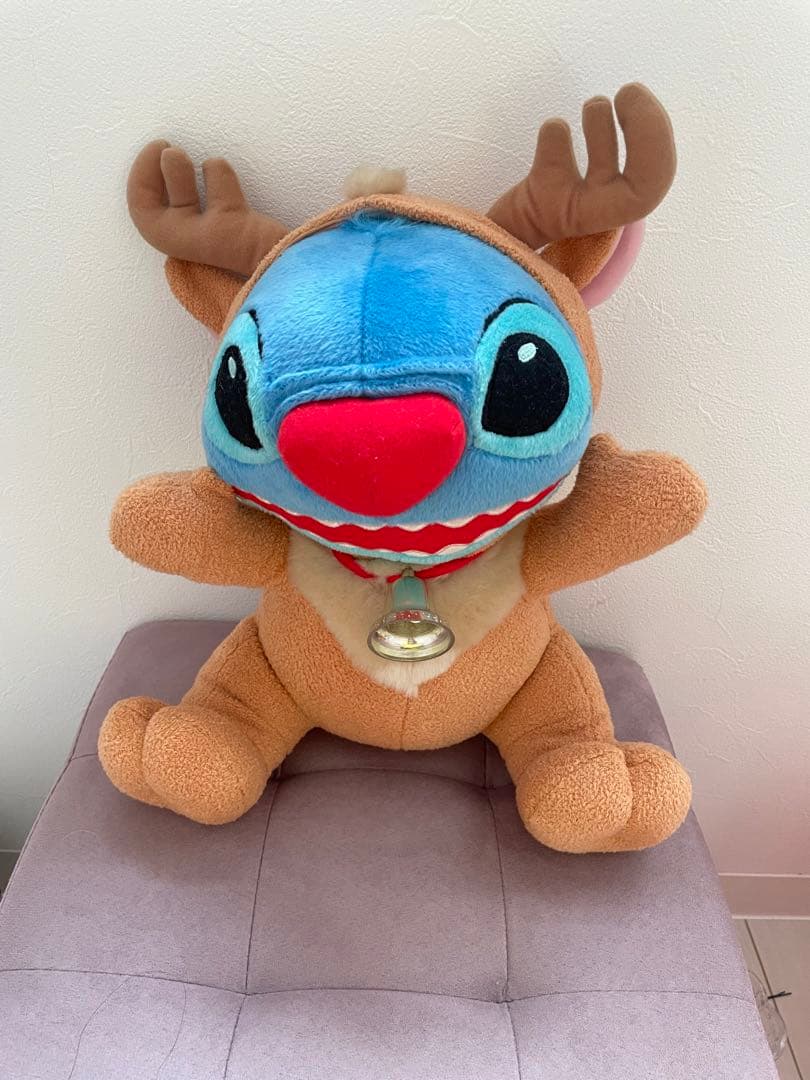 スティッチ　ディズニー　ぬいぐるみ　クリスマス