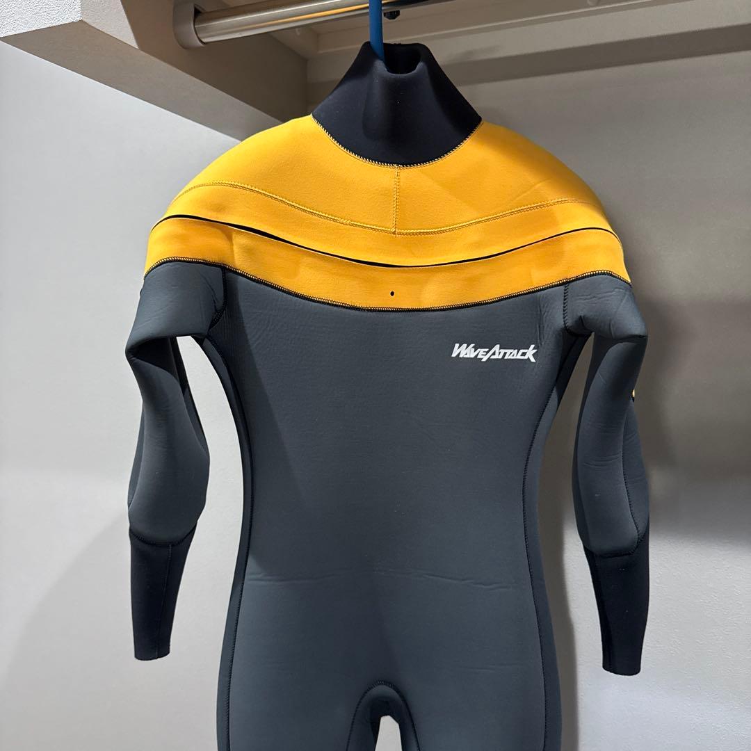 Wave Attack フルスーツ グレー/イエロー