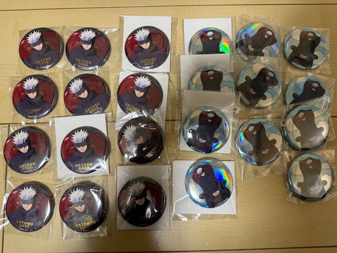 呪術廻戦PLAZA Chair:red 缶バッジ23点まとめ売り　五条悟