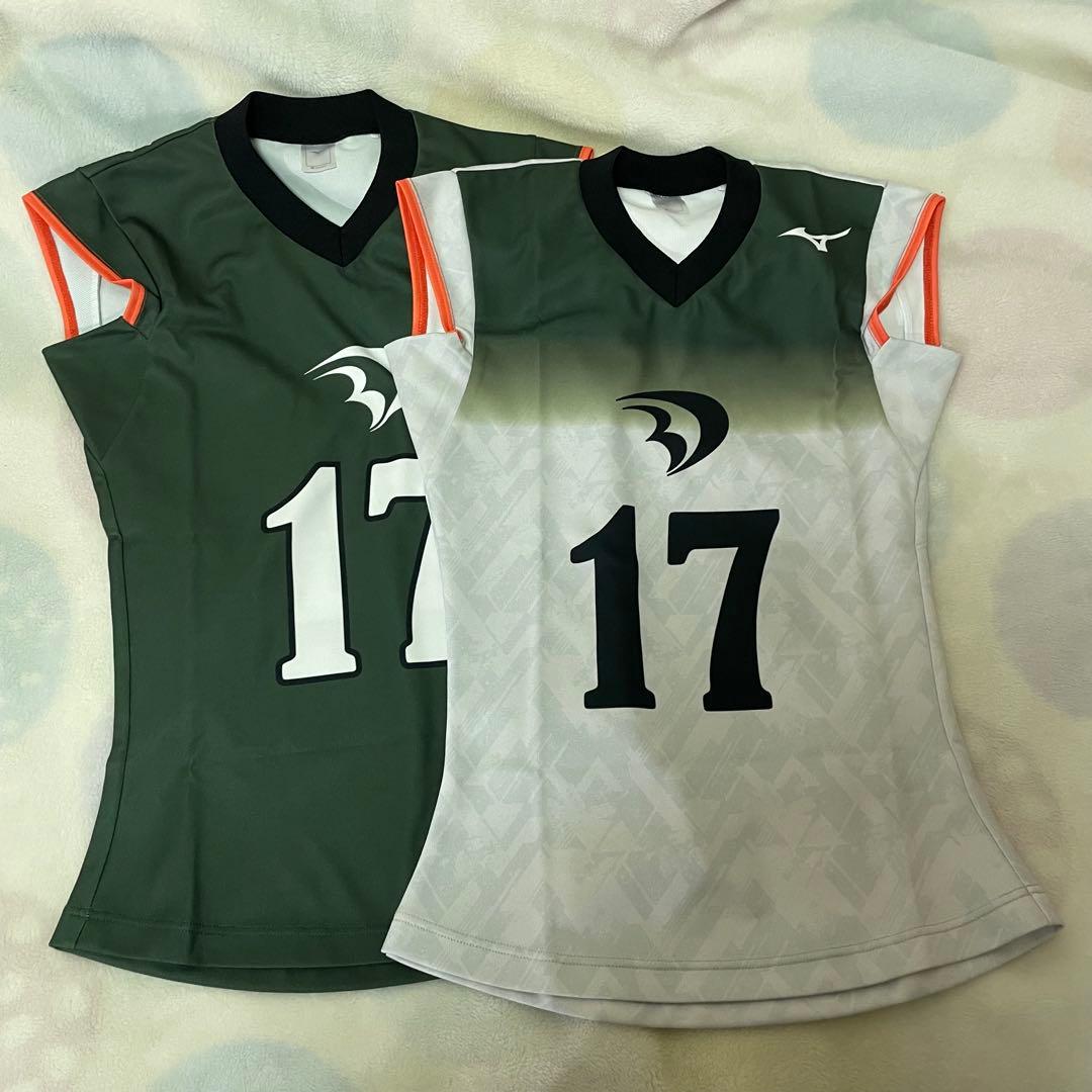MIZUNO バレーボールユニフォーム大東文化大学17番