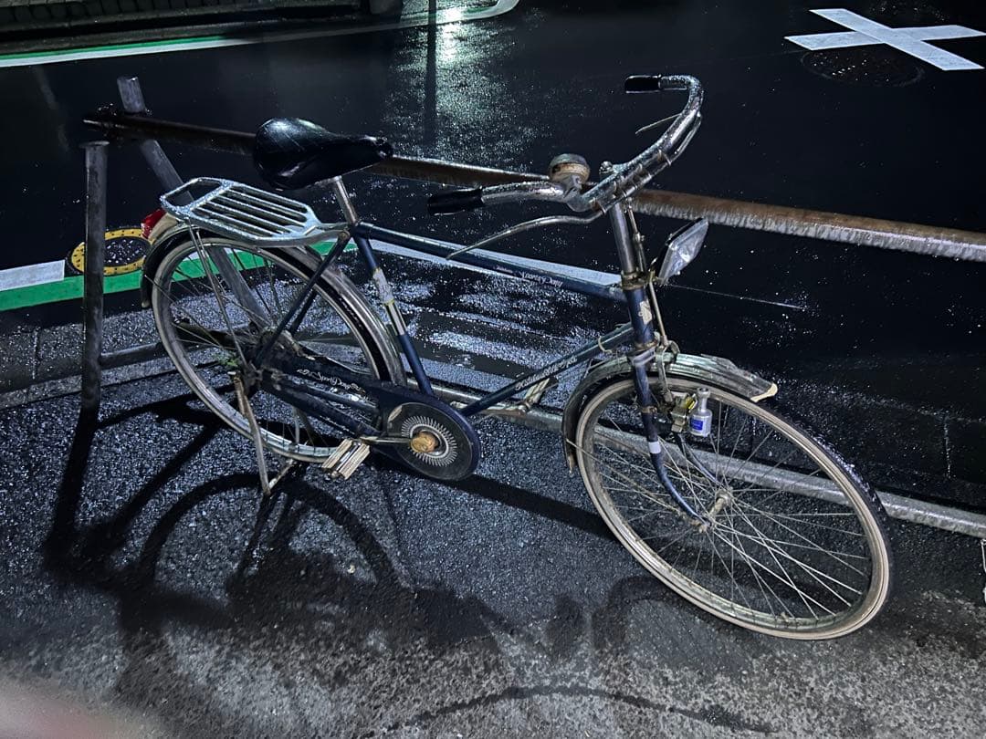 昭和レトロ 片倉シルク 軽快車 引き取り限定(ライト、ダイナモは付属致しません)