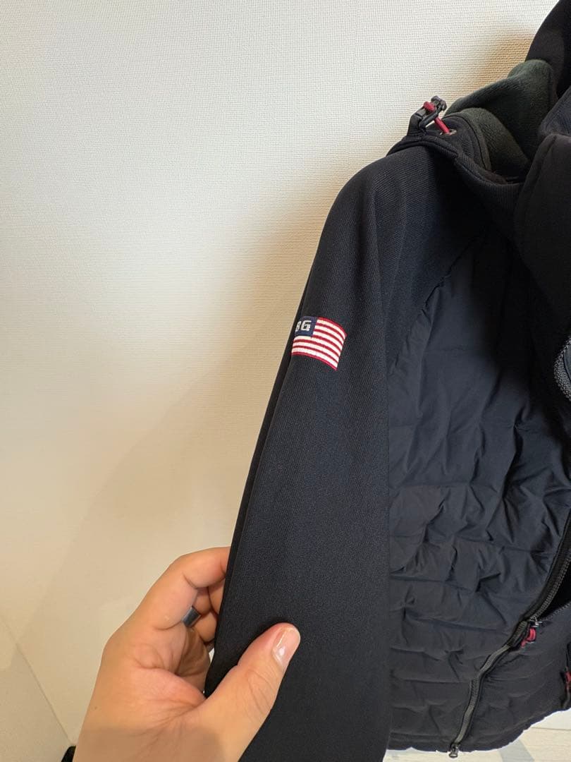 定価11万　BRIEFING 上下セット　ダウン　フード付きダウンジャケット 黒