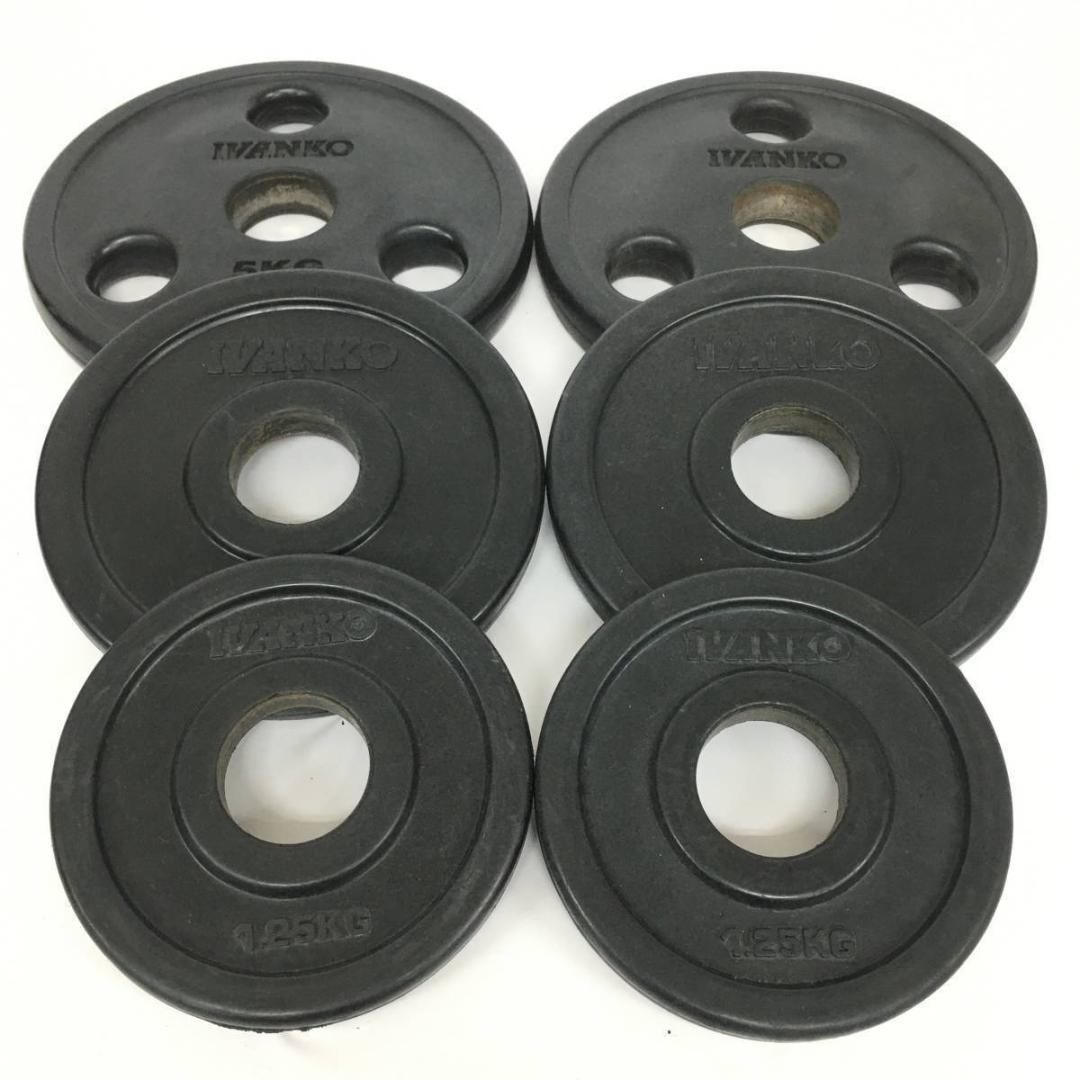 IVANKO イヴァンコ オリンピックラバー プレート　計17.5㎏