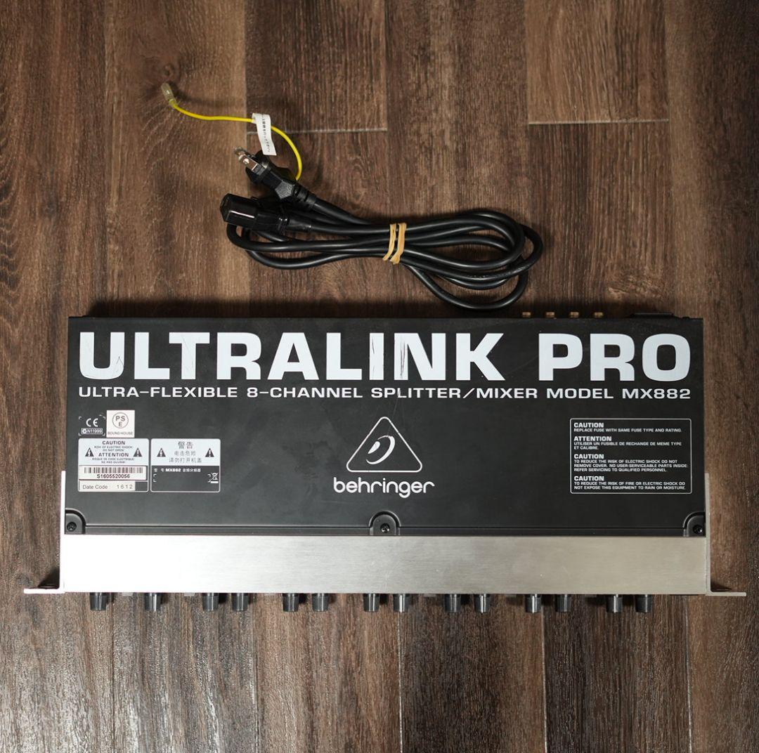 配信機器・PA機器・レコーディング機器 BEHRINGER MX882 ULTRALINK PRO