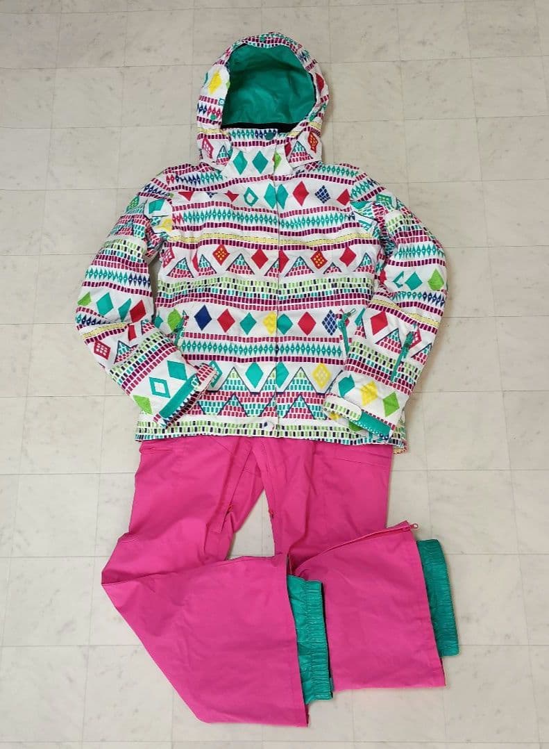 ROXY　スノーボードウェア　上下セット　レディース　ジャケット：M　パンツ：S
