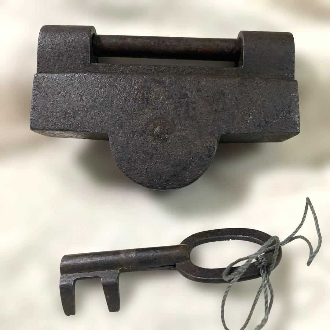 G-7 錠前　古鍵　古道具　アンティーク　美術品　工芸品　鉄製