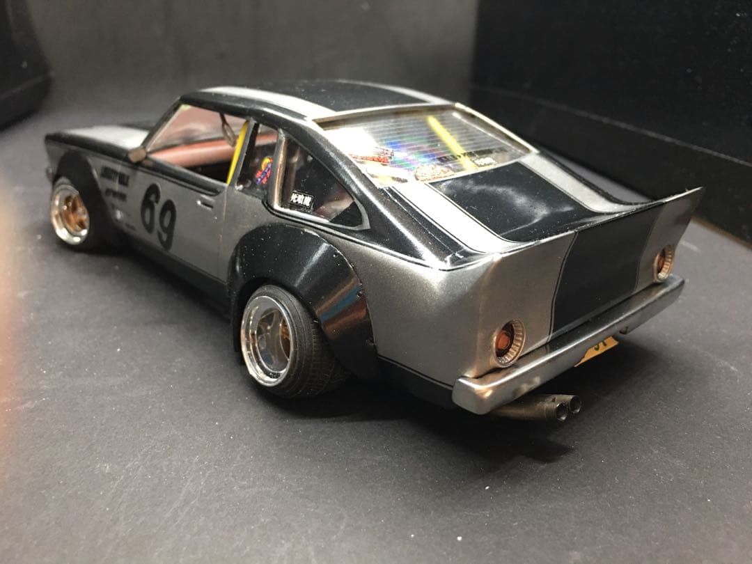 旧車プラモデル完成品コスモAPアオシマ