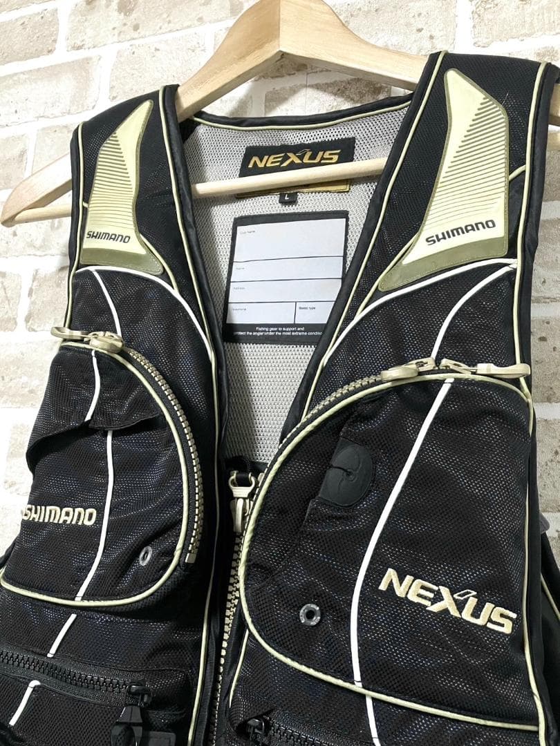 良品 シマノ ネクサス リミテッドプロ フローティングベスト Lサイズ
