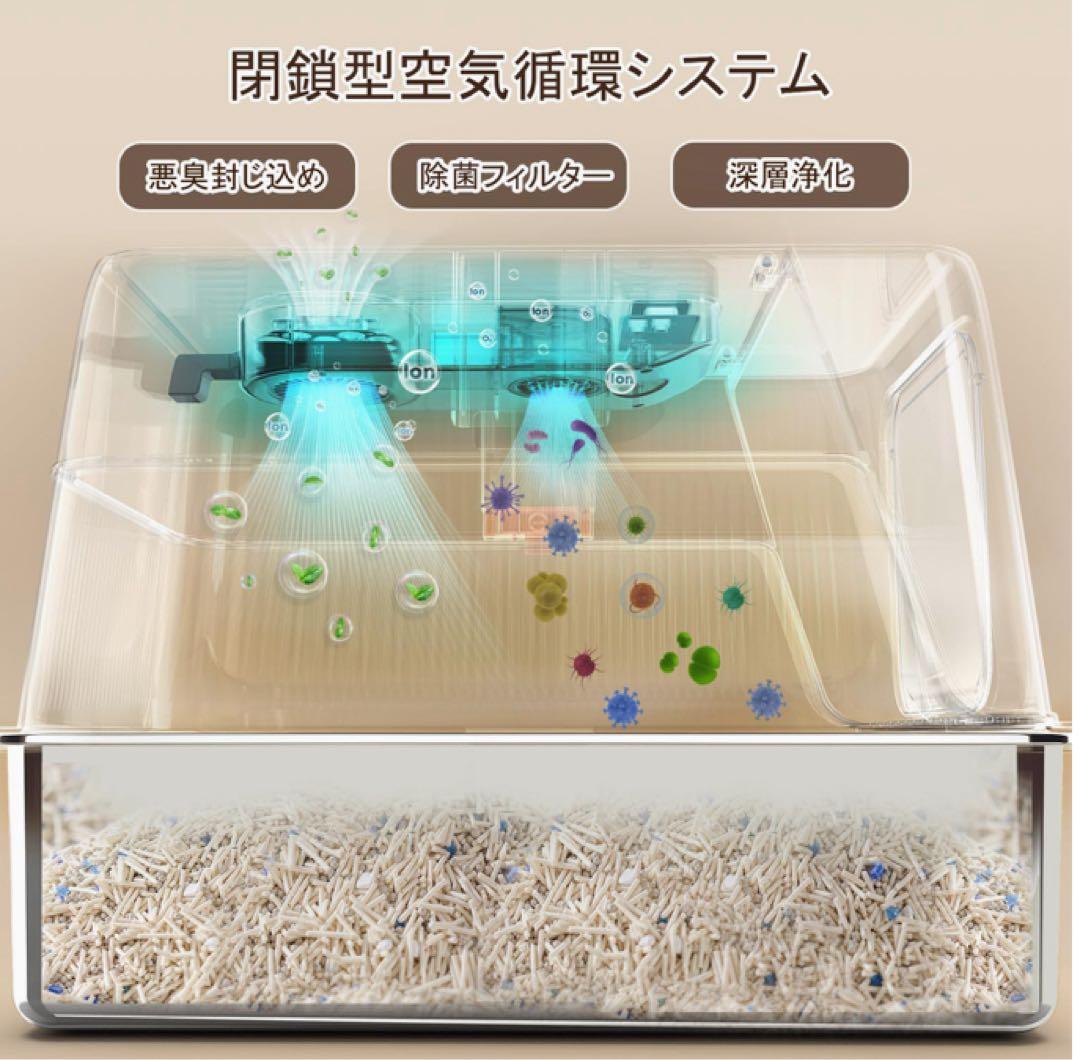 ❤️大特価❤️ 猫　自動トイレ　自動脱臭　空気清浄機能　赤外線センサー搭載