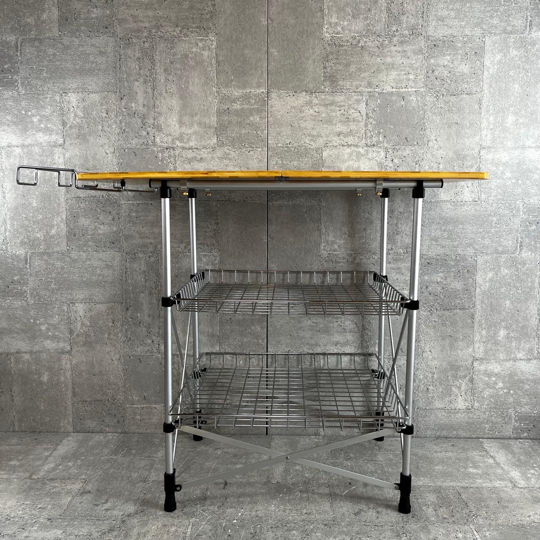 廃盤  Peak フィールドキッチンテーブル 竹 CK-012T