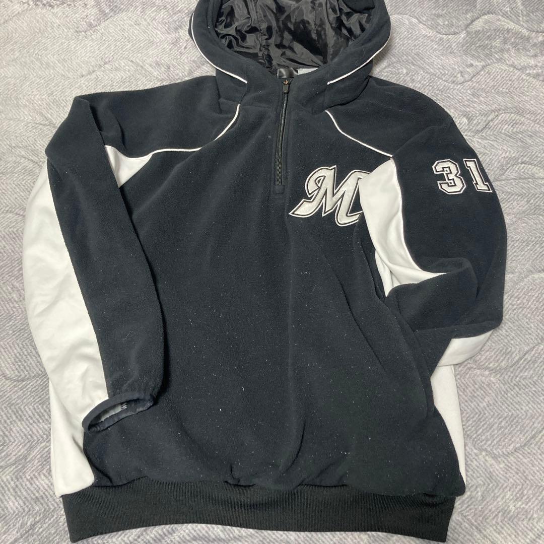 千葉ロッテマリーンズ　オーセンティック　フリースパーカー