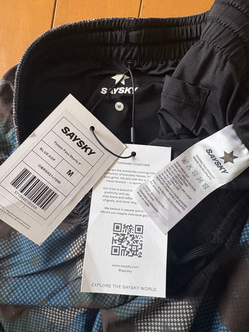 SAYSKY Flower Pace ショーツ 5インチ インナーブリーフ付