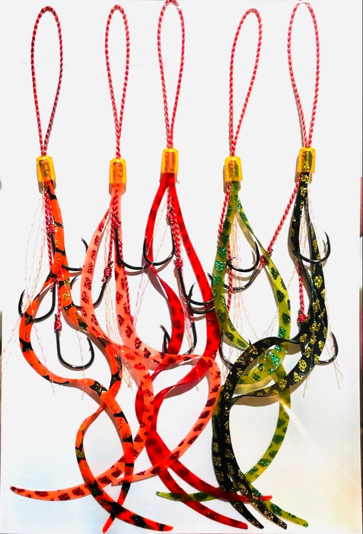 猟師からの贈り物 タイラバ 極細カーリー50本（伊勢尼10号3本針）②