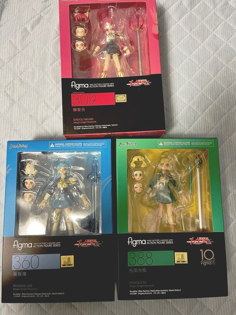 未開封　魔法騎士レイアース figma 3体セット　CLAMP
