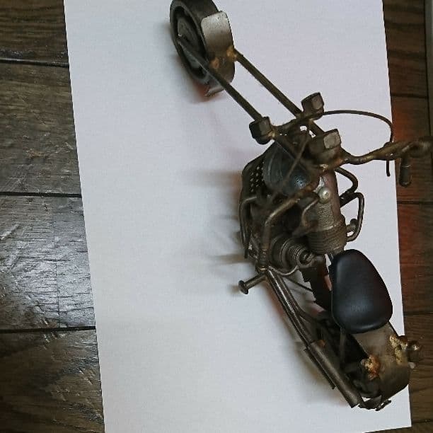 ハーレー風 バイクの置物