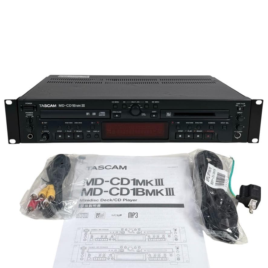 優良動作品 TASCAM MD/CDコンビネーションデッキ MD-CD1BMK3