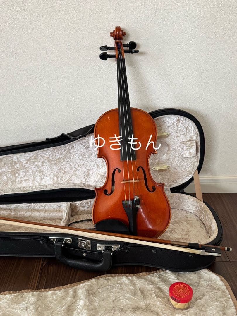 分数バイオリン 3/4 チェコ製 ケース 弓 松脂　付