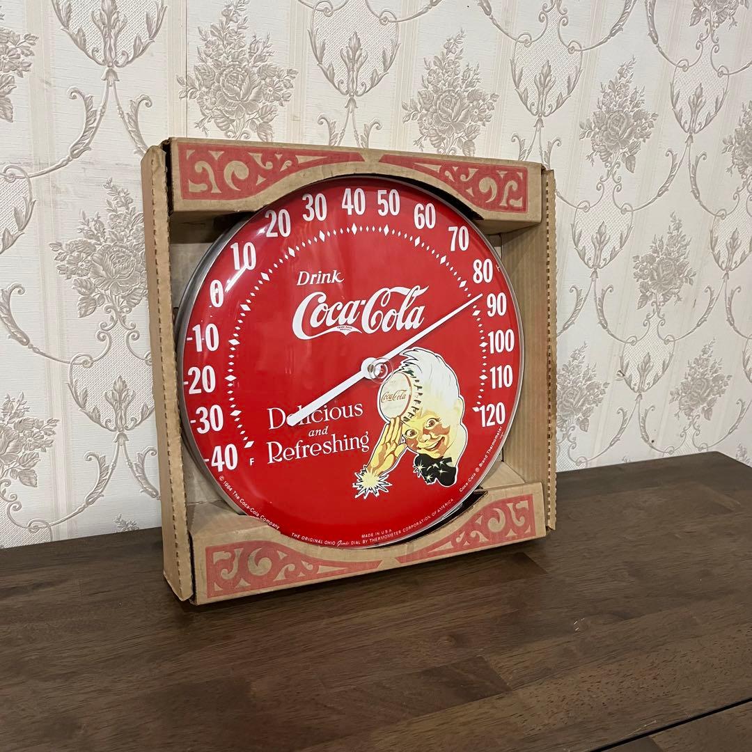 【アンティーク】コカ・コーラ サーモメイター 温度計 アメリカン雑貨 ビンテージ