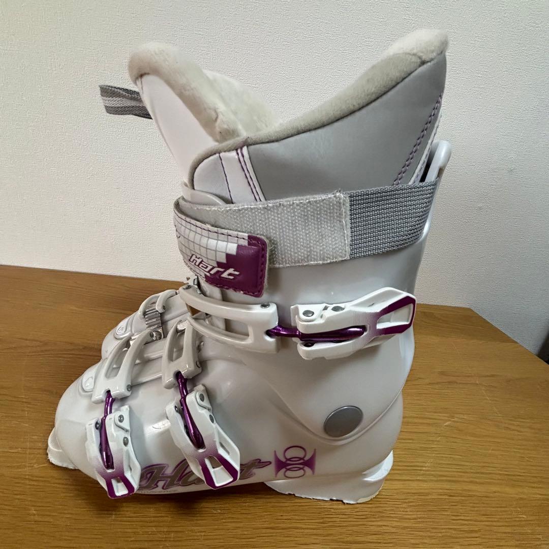 美品 レディースショートスキーセット　ファンスキー　Hart 25-25.5cm