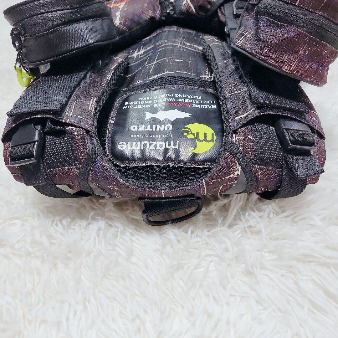 多機能✨mazume/マズメ　レッドムーン ライフジャケットV カモ 救命具